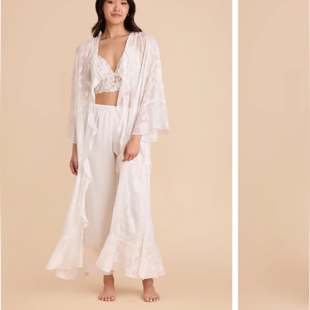Minnie Jacquard Bridal Robe & Slip